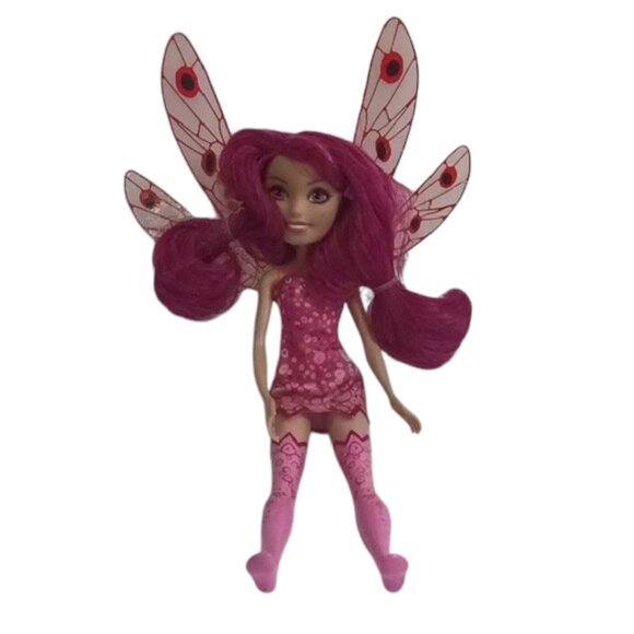 Mia And Me Yuko Fairy Dress Up Doll Lucky Punch Mattel with Ring - Picture 6 of 6